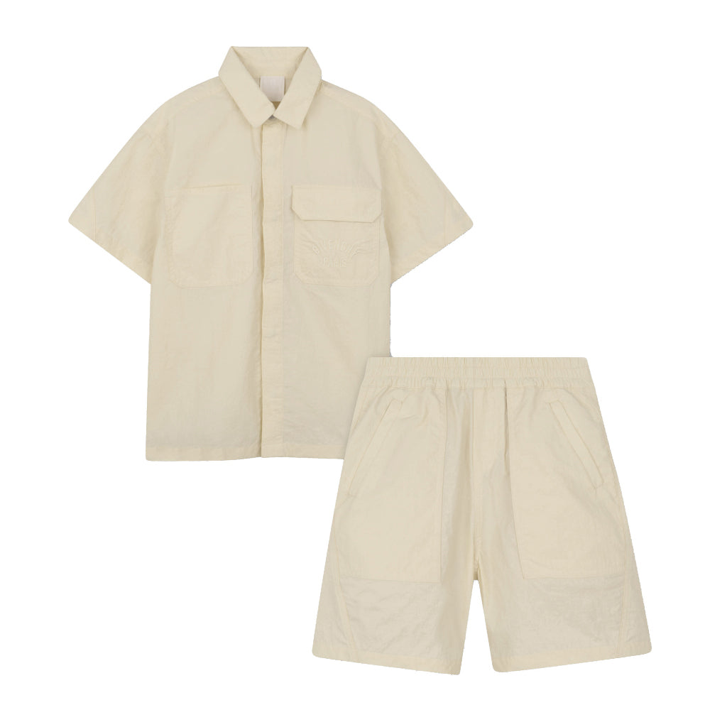 Givenchy Kids Shirt and Shorts Set