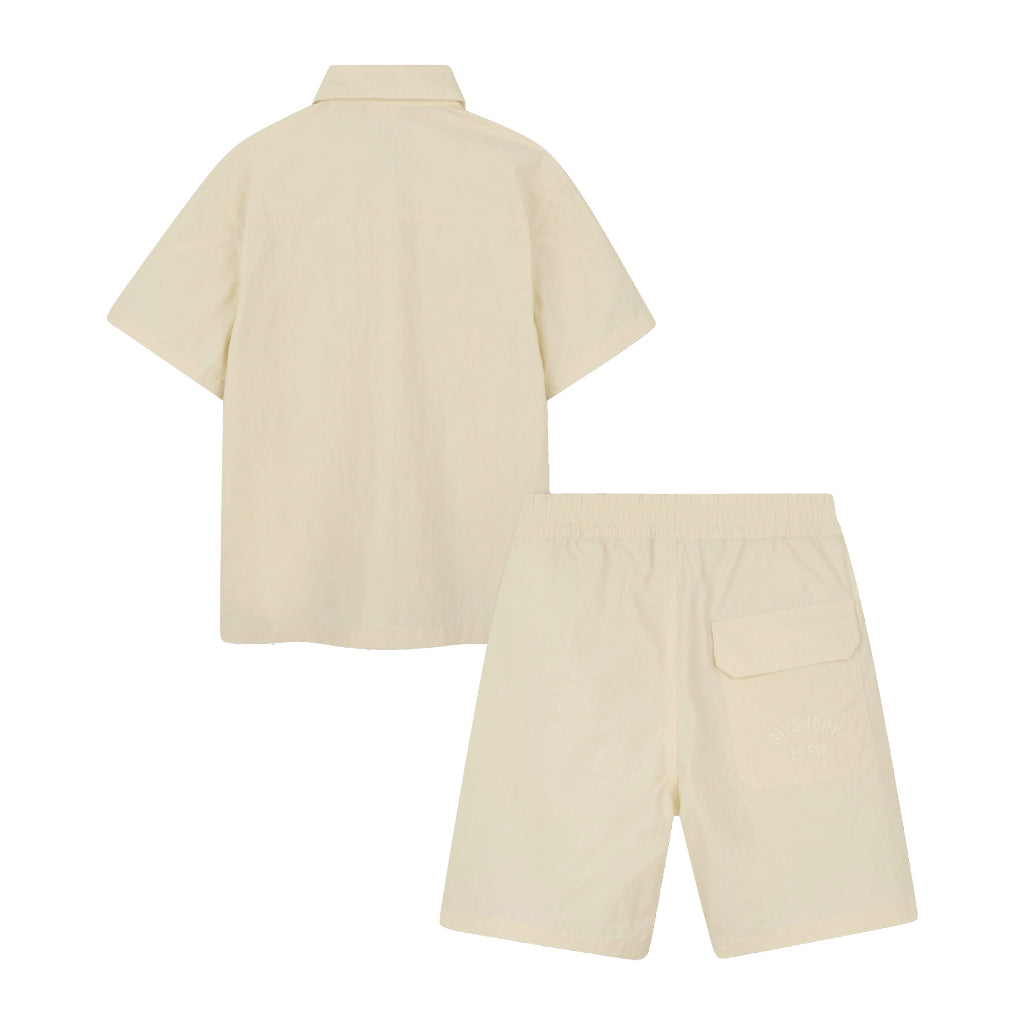Givenchy Kids Shirt and Shorts Set