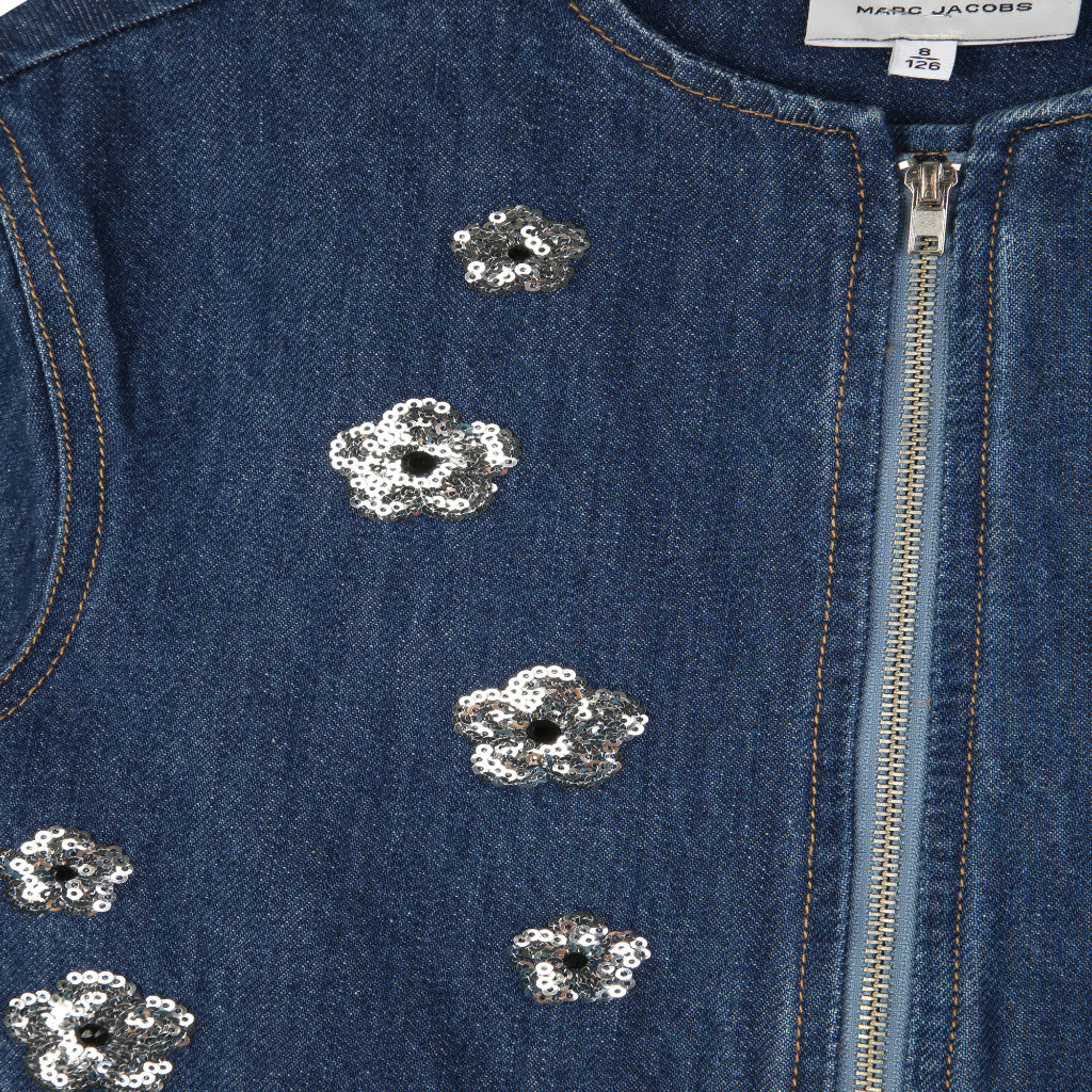 Little Marc Jacobs Daises Denim Dress