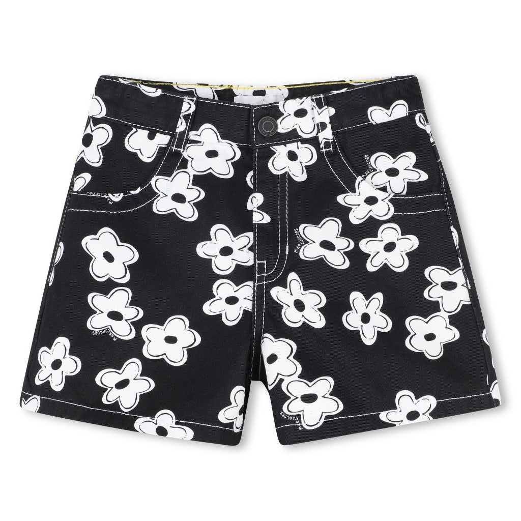 Little Marc Jacobs Daises Cotton Shorts