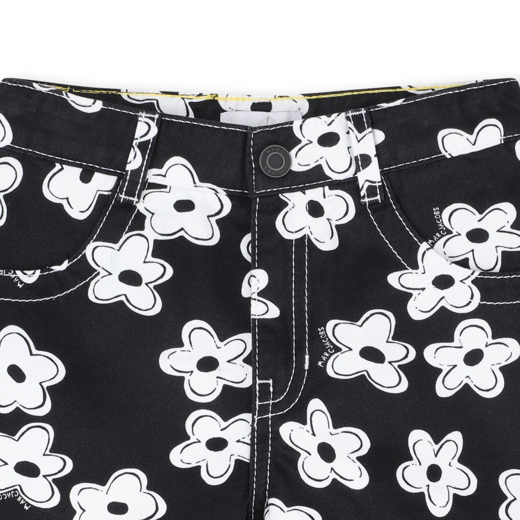 Marc Jacobs Kids Daises Cotton Shorts