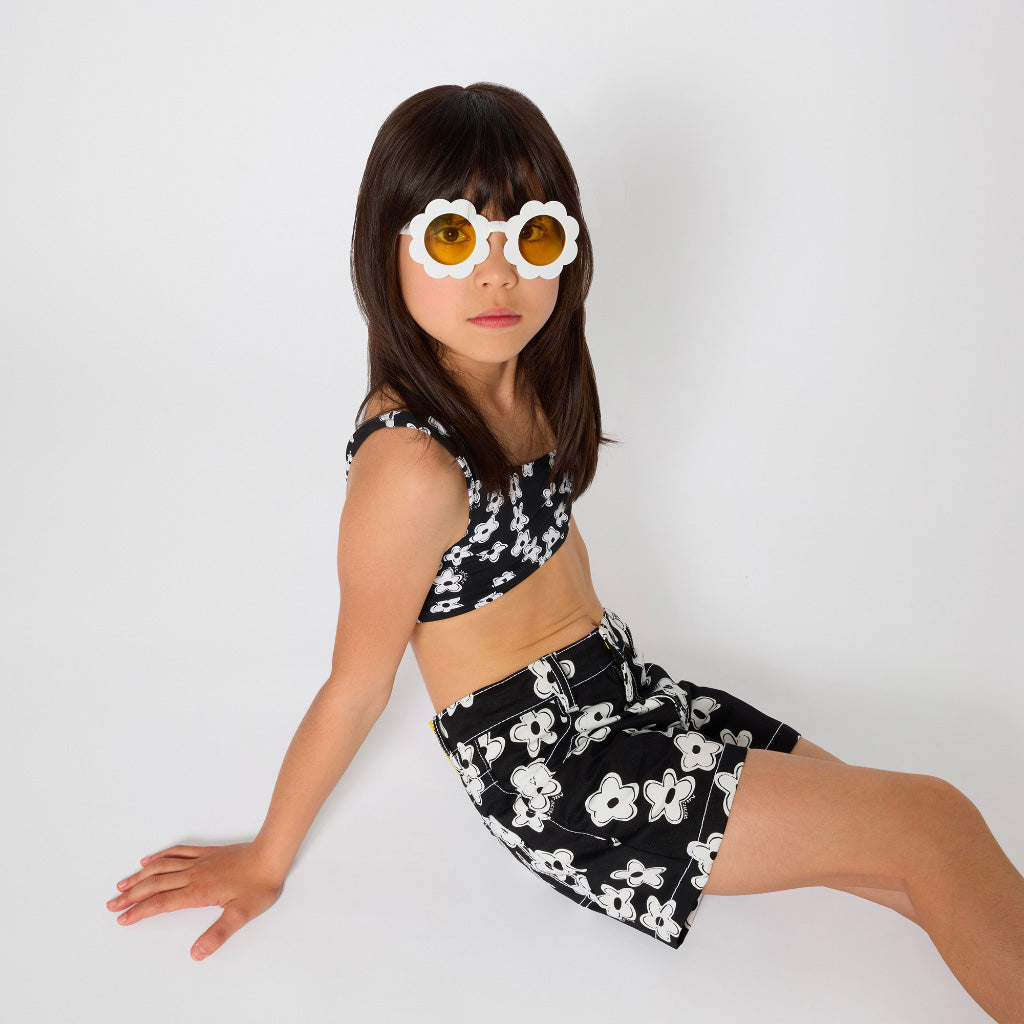 Marc Jacobs Kids Daises Cotton Shorts