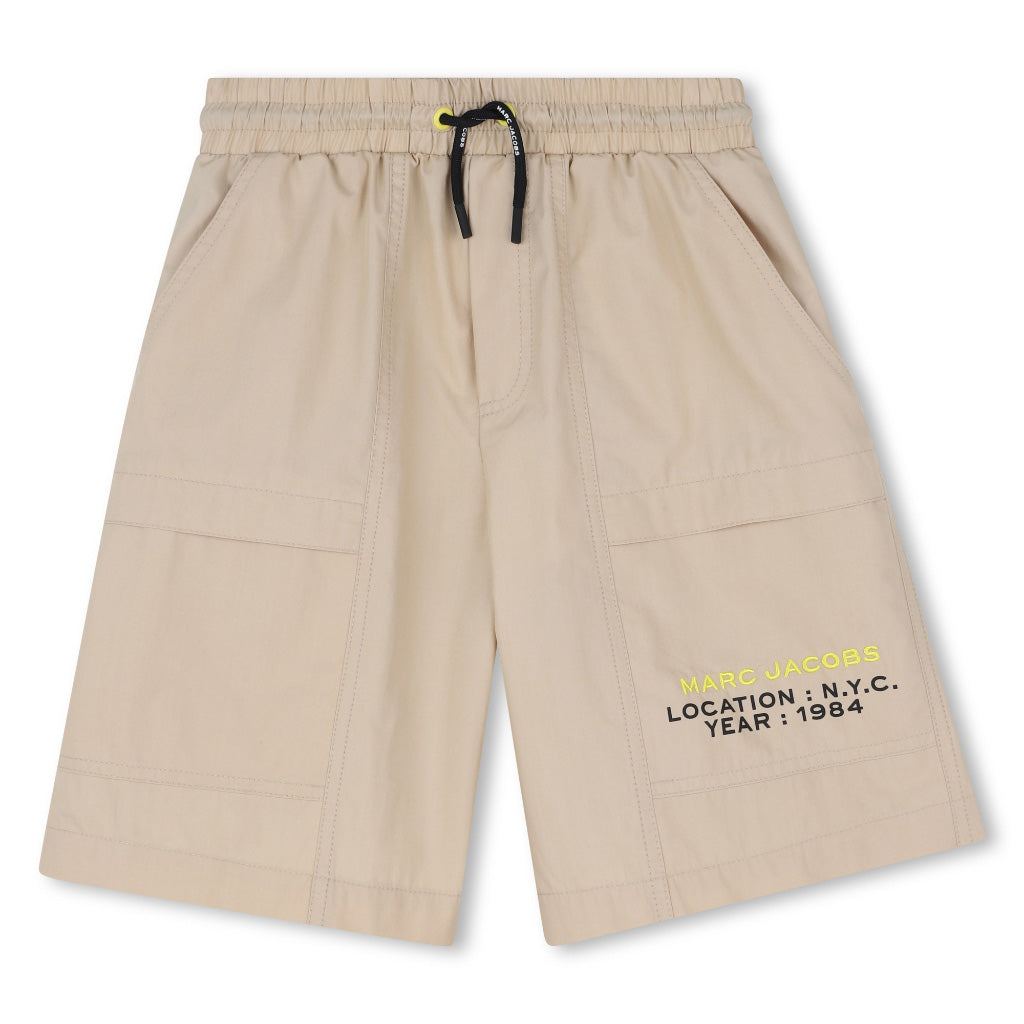 Little Marc Jacobs Light Canvas Shorts