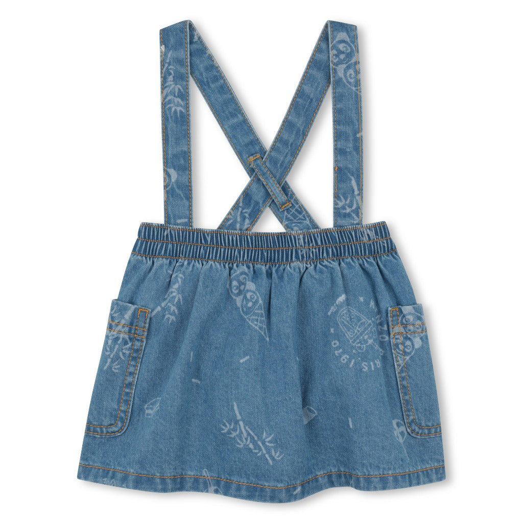 Kenzo Kids Bamboo Denim Skirt