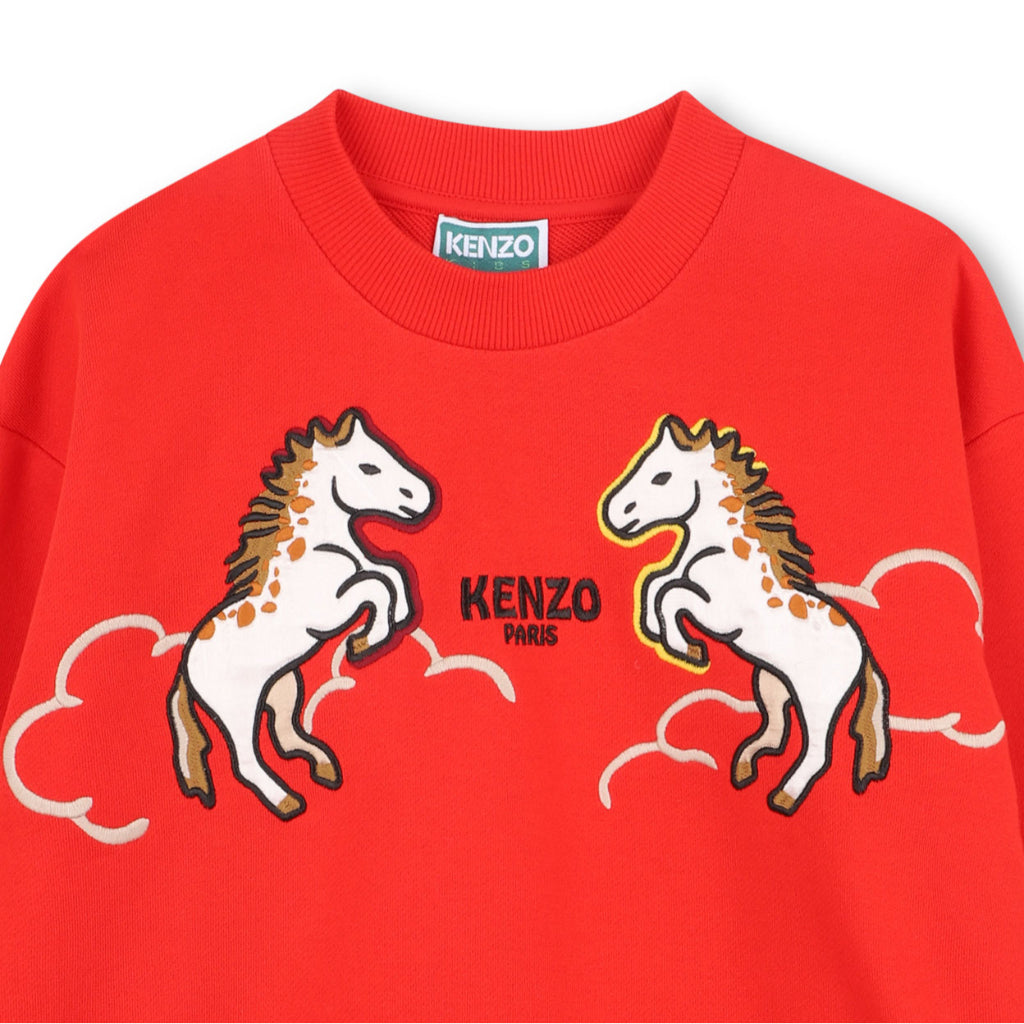 Kenzo Kids Horse Graphic Sweatshirt
