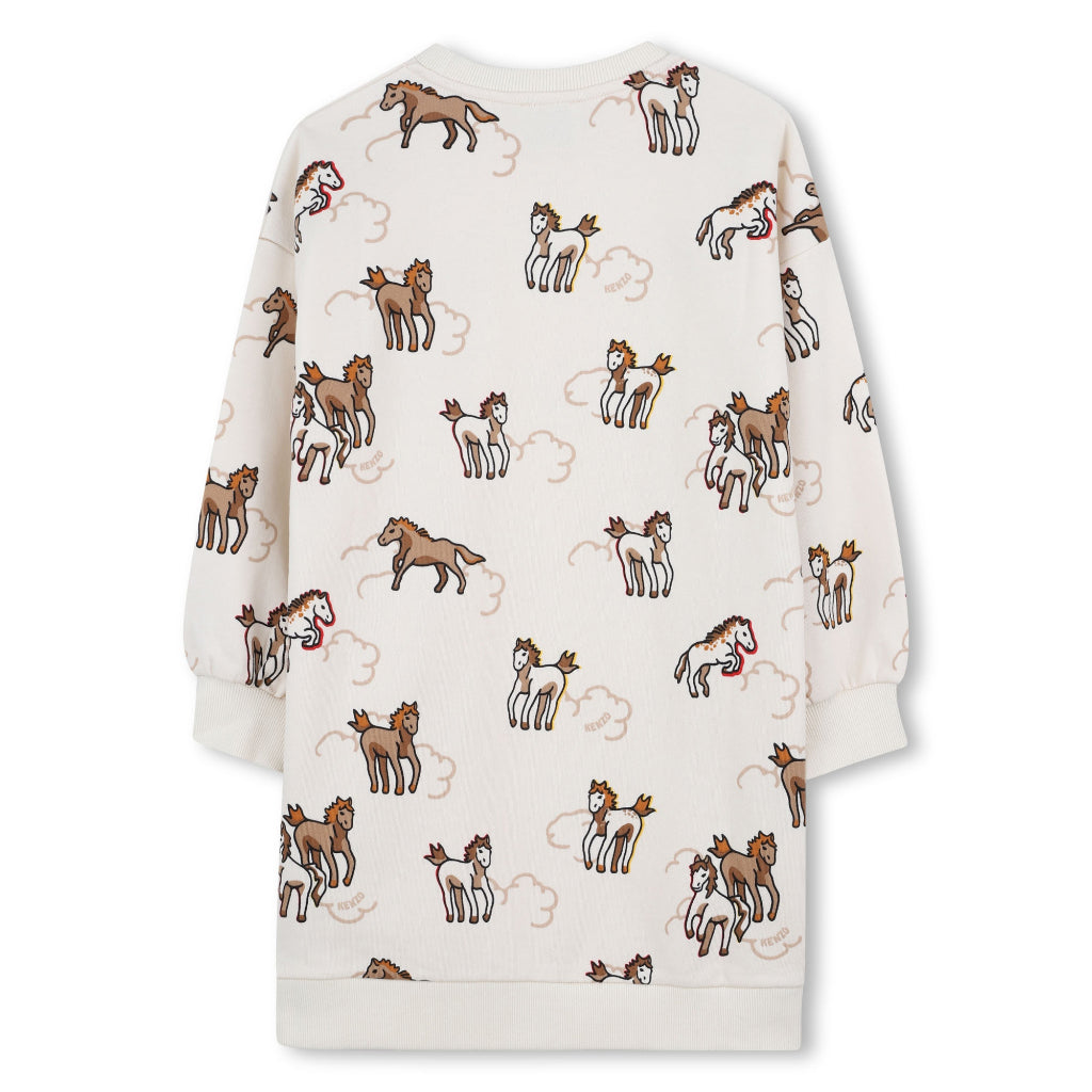Kenzo Kids Horse Pattern Dress