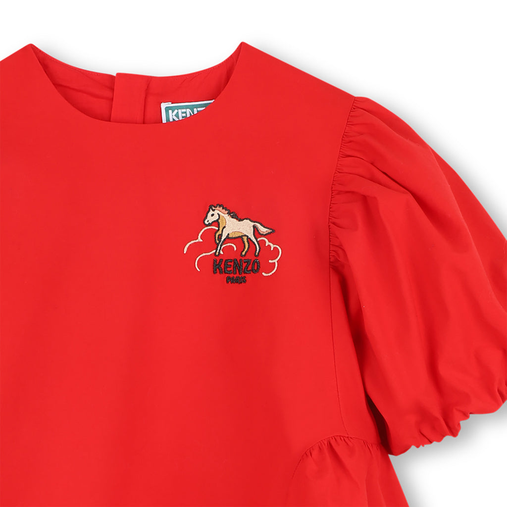 Kenzo Kids Horse Graphic Dress