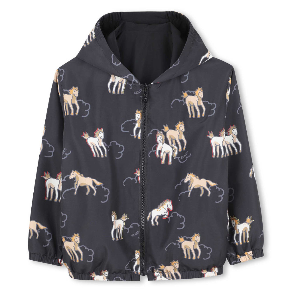 Kenzo Kids Horse Hooded Windbreaker