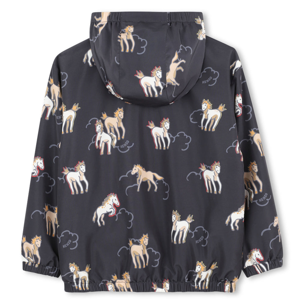 Kenzo Kids Horse Hooded Windbreaker