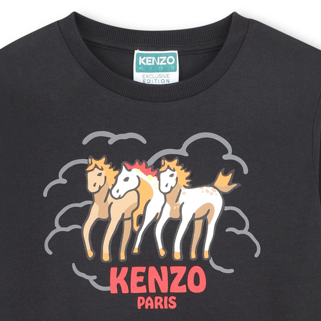 Kenzo Kids Horse Graphic T-shirt