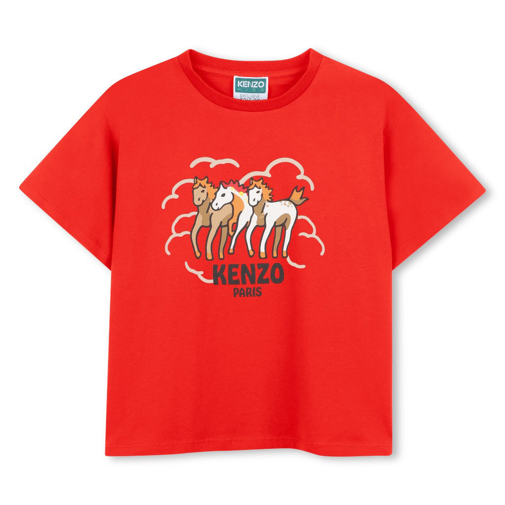 Kenzo Kids Horse Graphic T-shirt