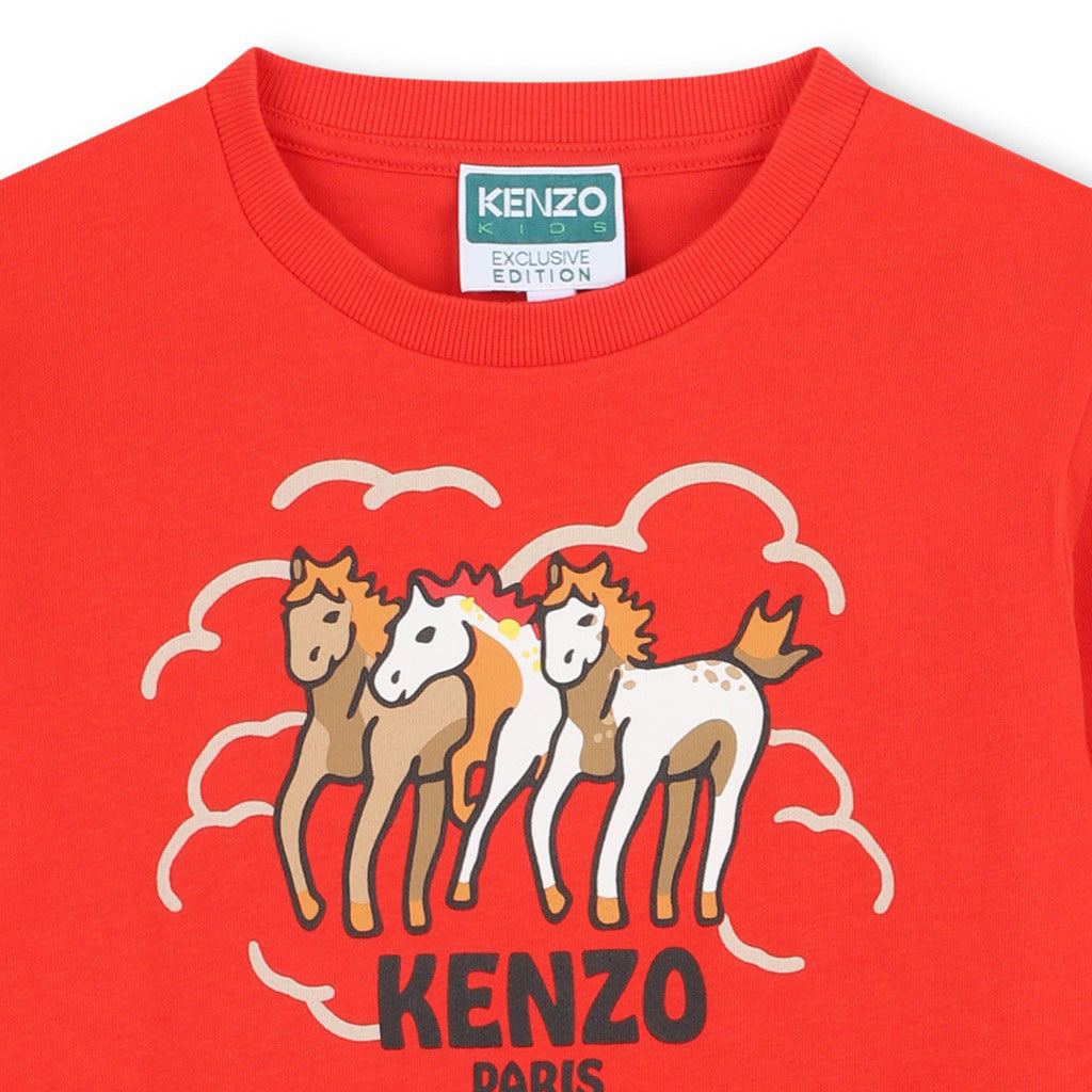 Kenzo Kids Horse Graphic T-shirt