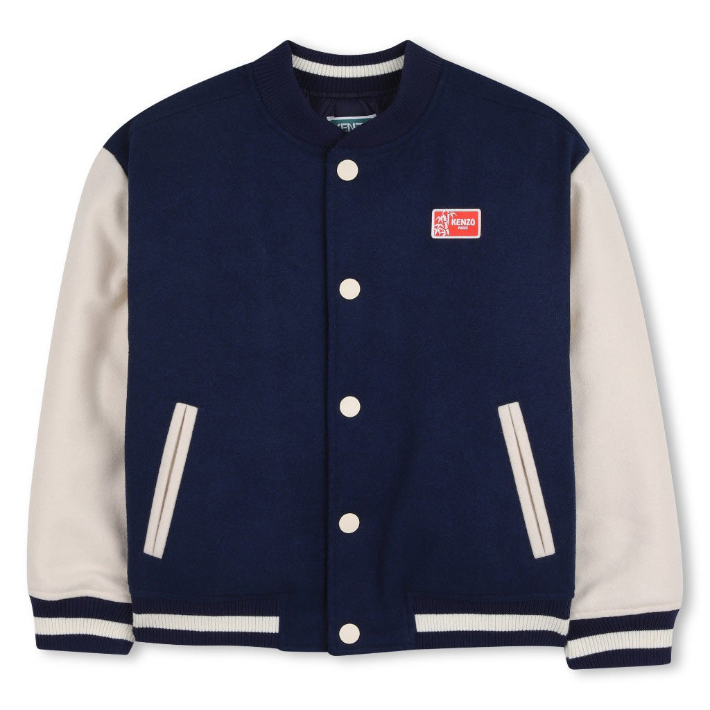 Kenzo Kids Logo Varsity Jacket