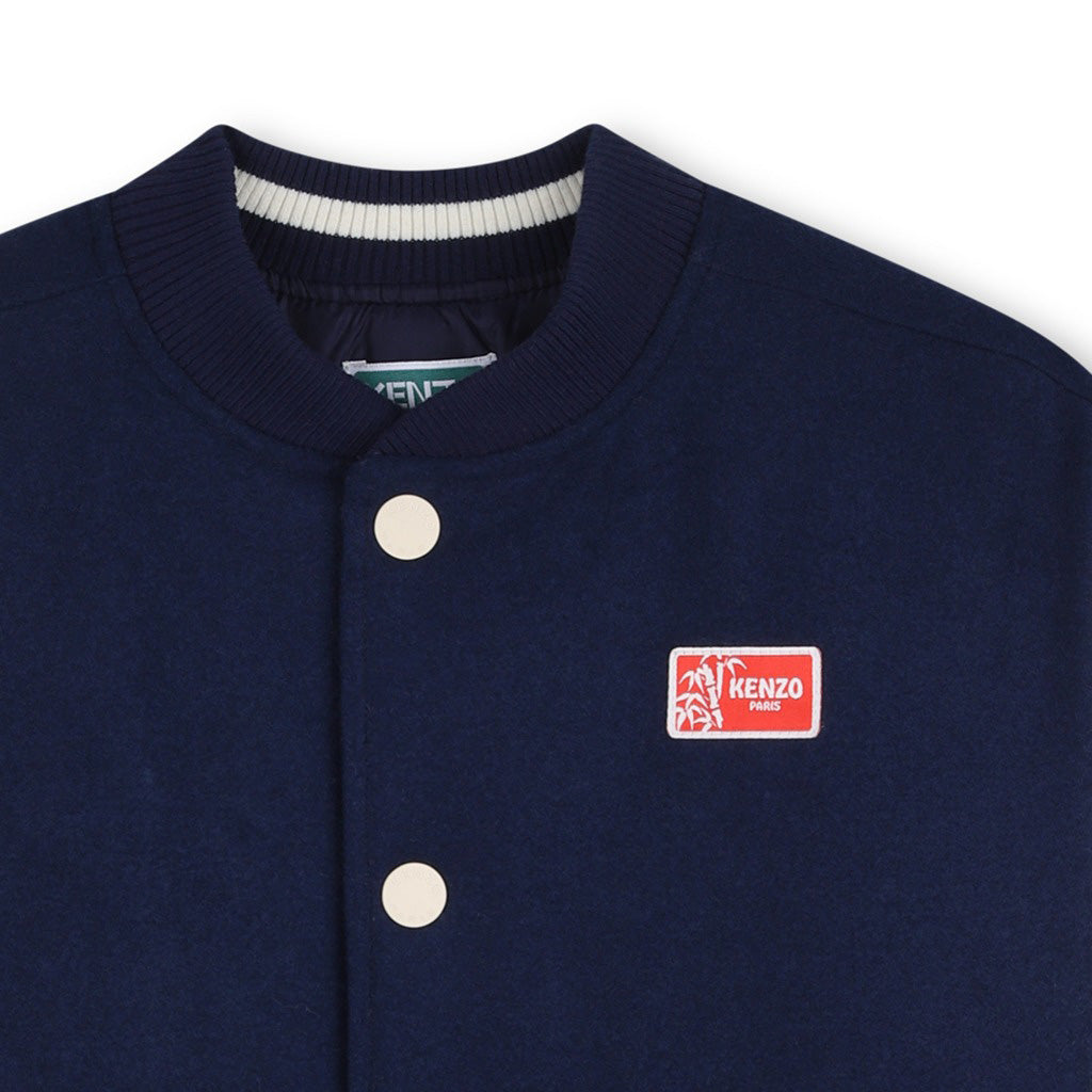 Kenzo Kids Logo Varsity Jacket
