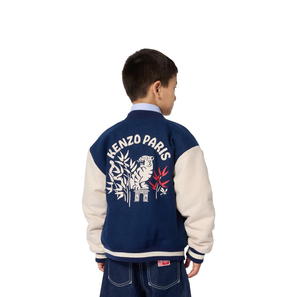 Kenzo Kids Logo Varsity Jacket