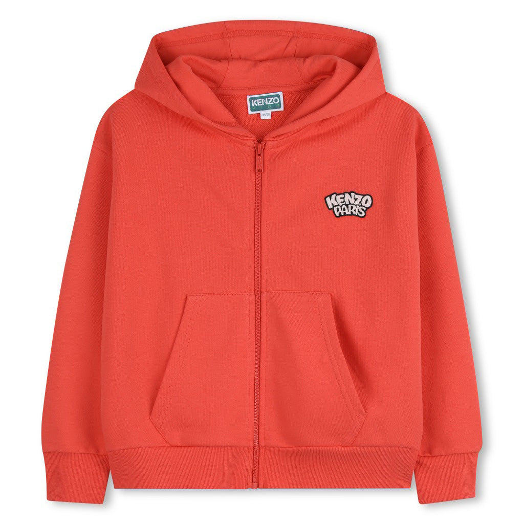 Kenzo Kids Logo Hooded Cardigan