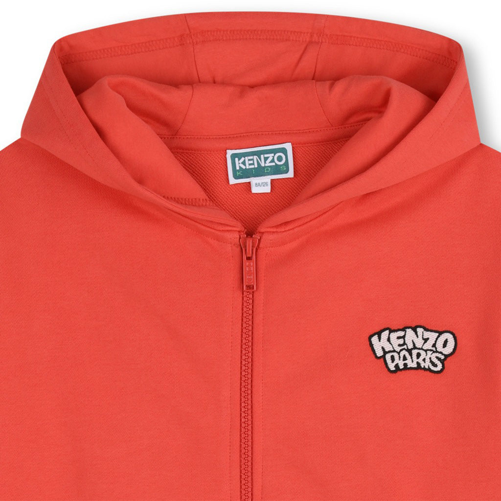 Kenzo Kids Logo Hooded Cardigan