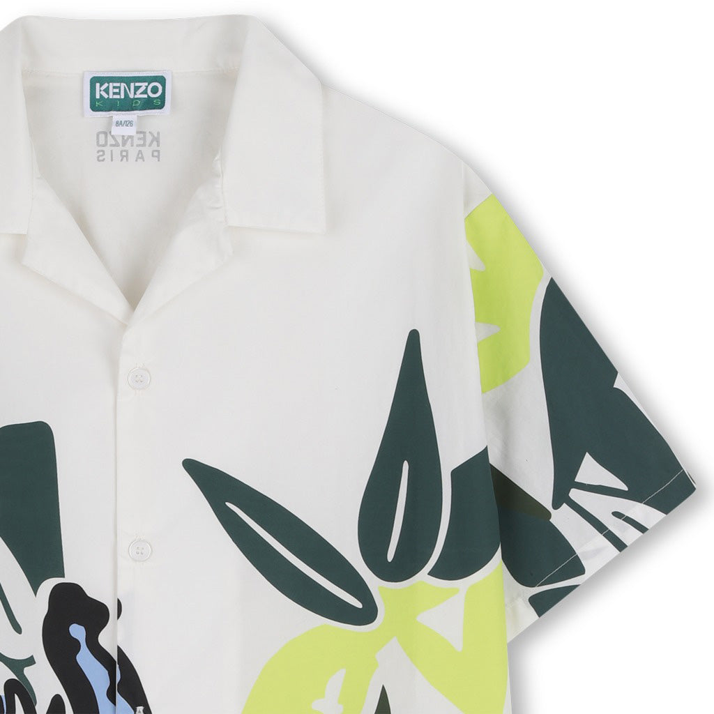 Kenzo Kids Elephant Graphic Shirt