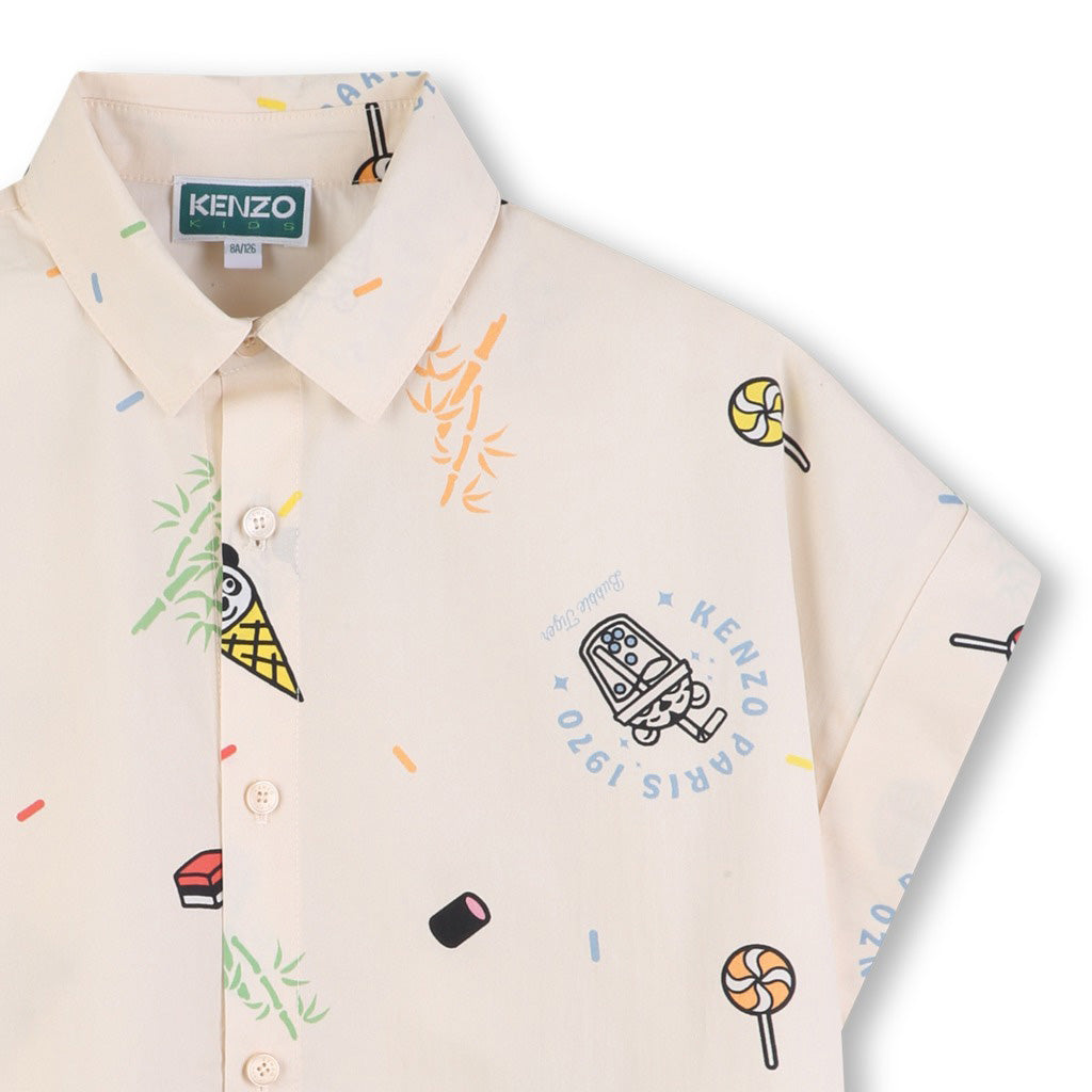 Kenzo Kids Panda Graphic Shirt