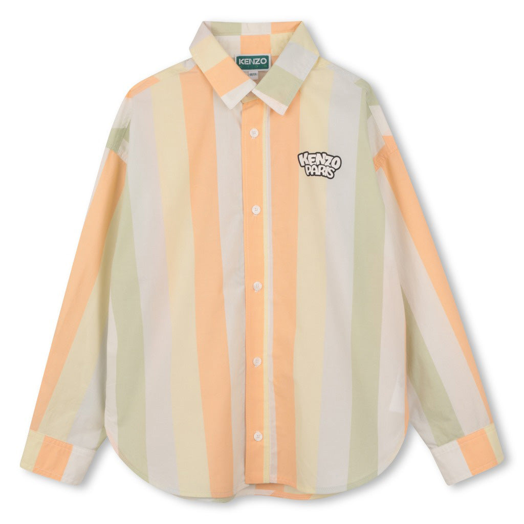 Kenzo Kids Bubble Tiger Striped Shirt