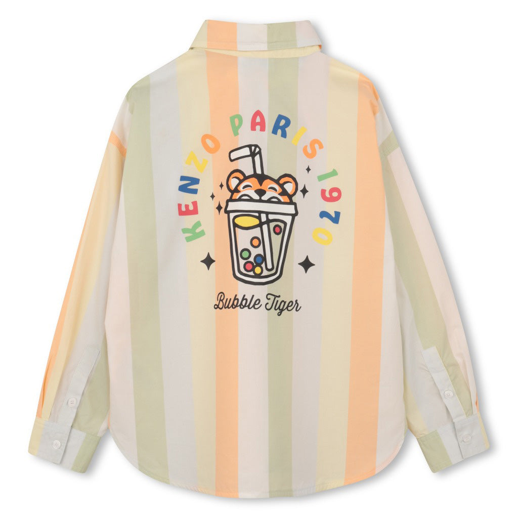 Kenzo Kids Bubble Tiger Striped Shirt