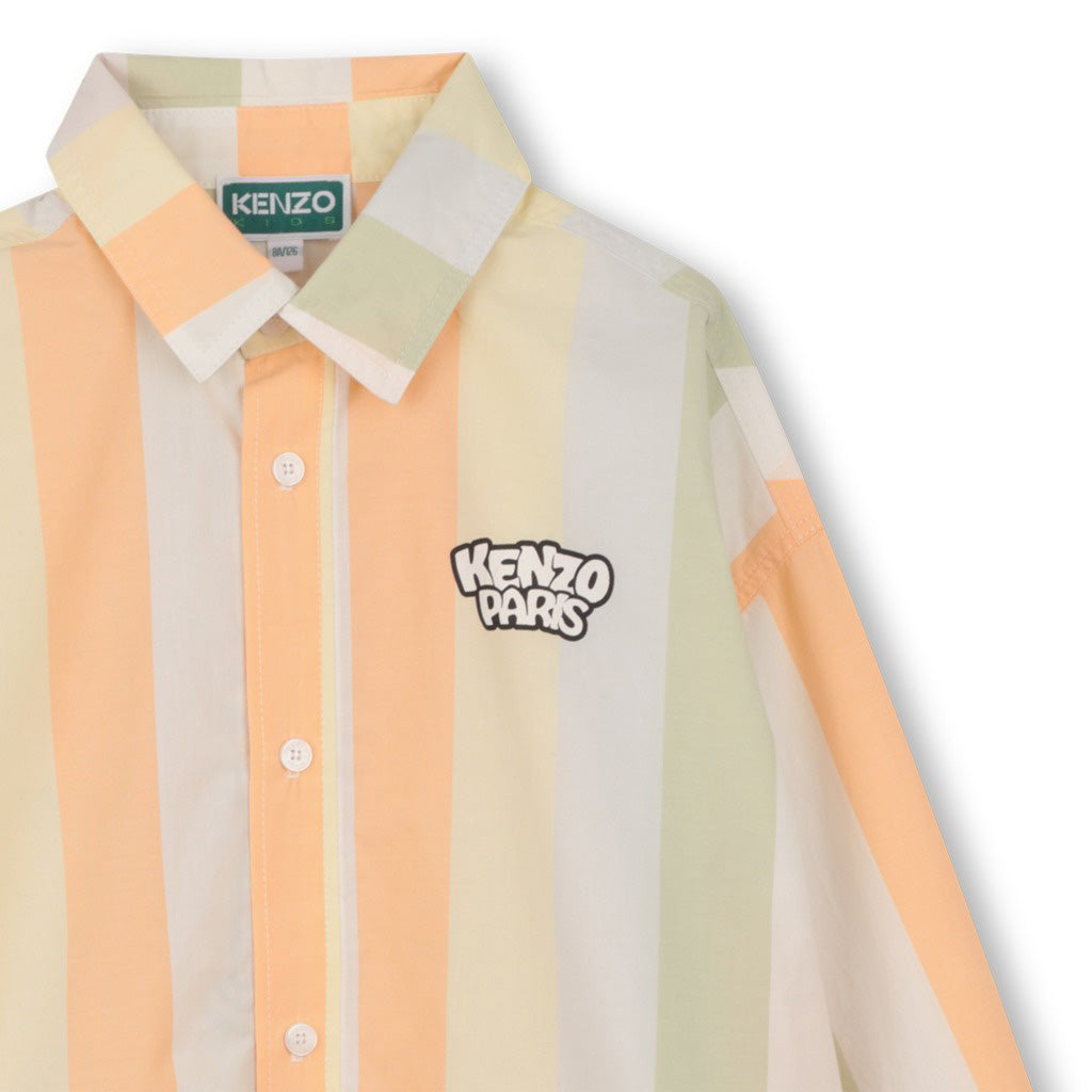 Kenzo Kids Bubble Tiger Striped Shirt