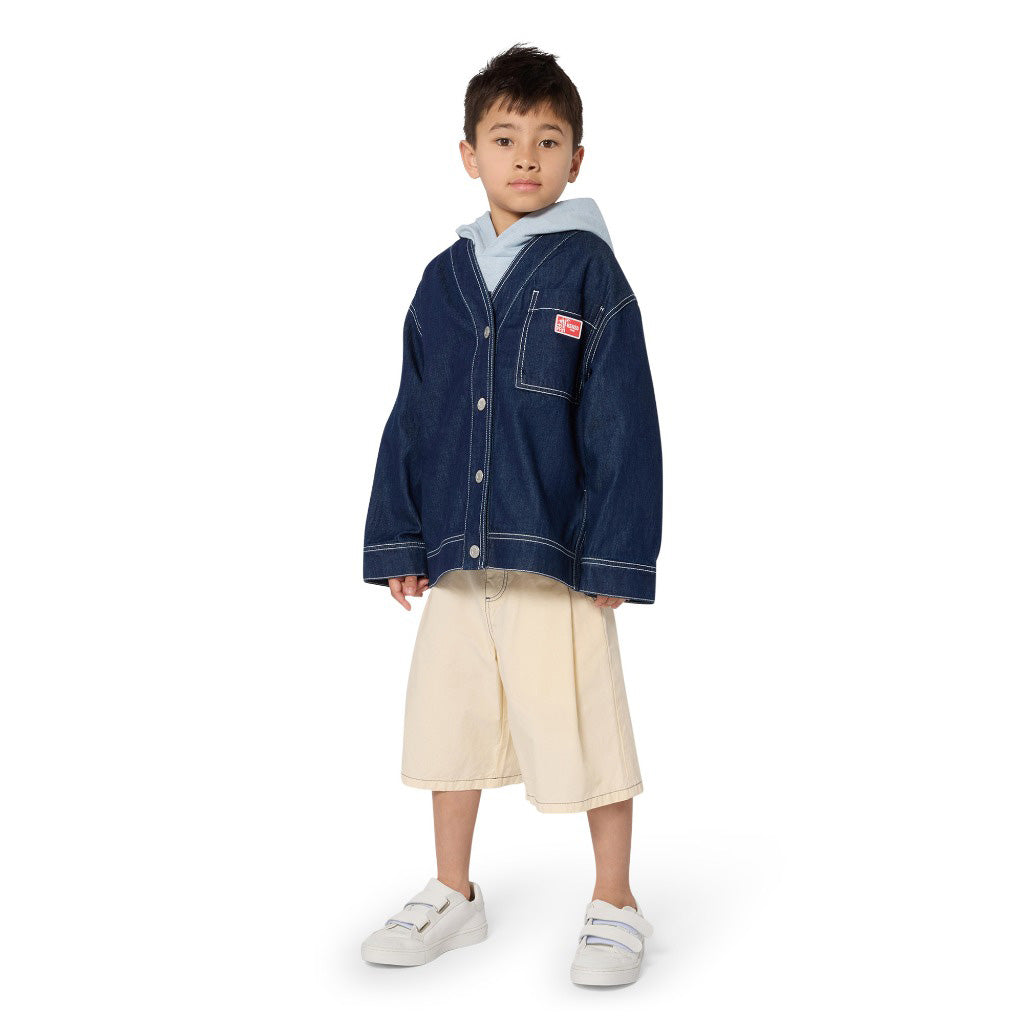Kenzo Kids Logo Bermuda Shorts