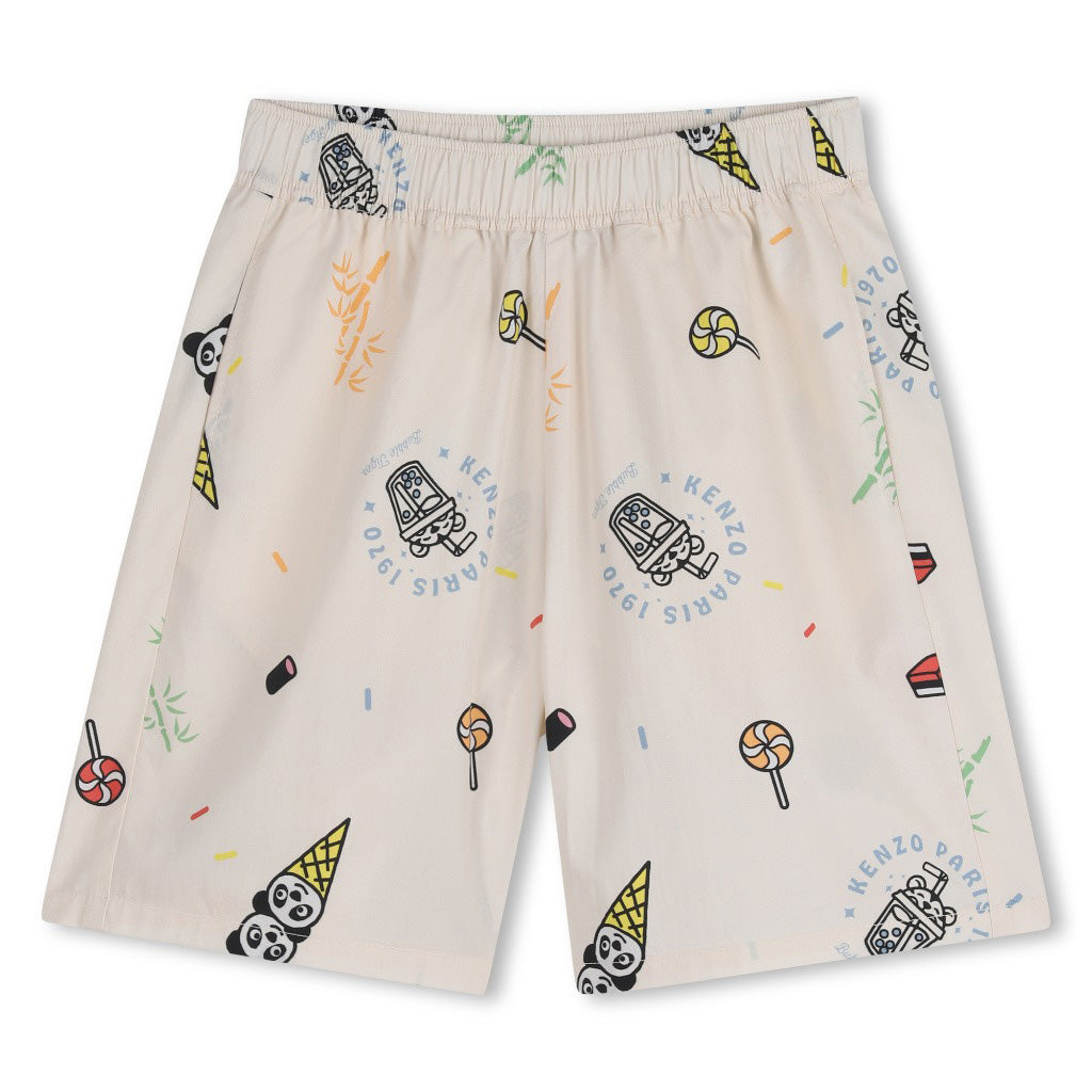 Kenzo Kids Panda Bermuda Shorts
