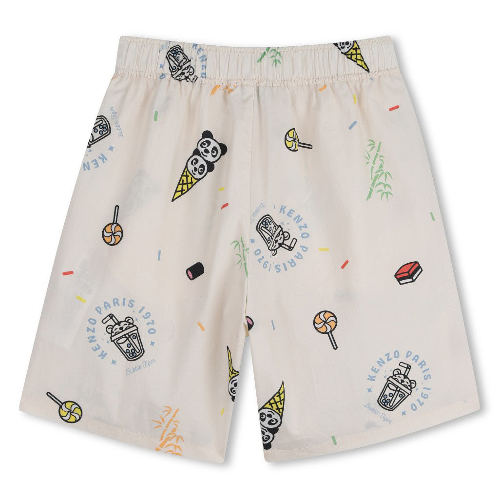 Kenzo Kids Panda Bermuda Shorts