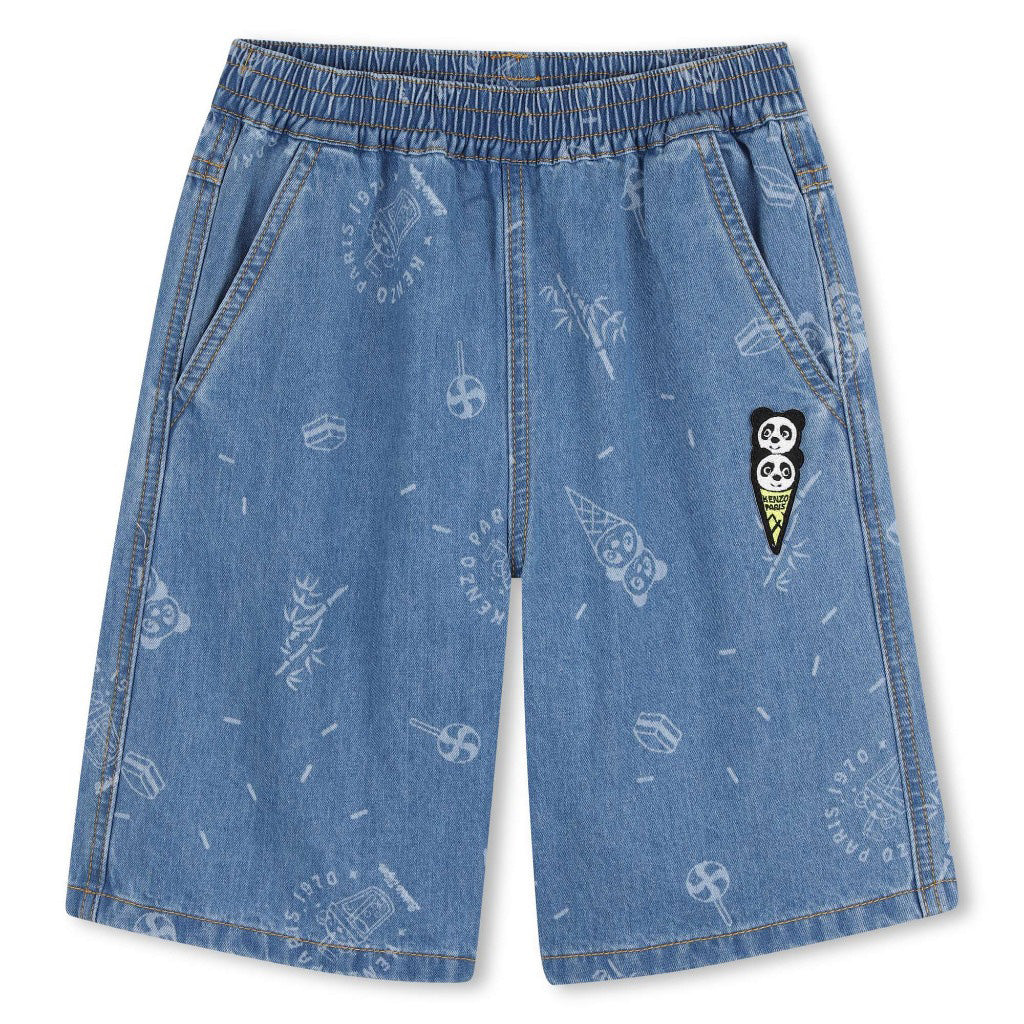 Kenzo Kids Panda Bermuda Shorts