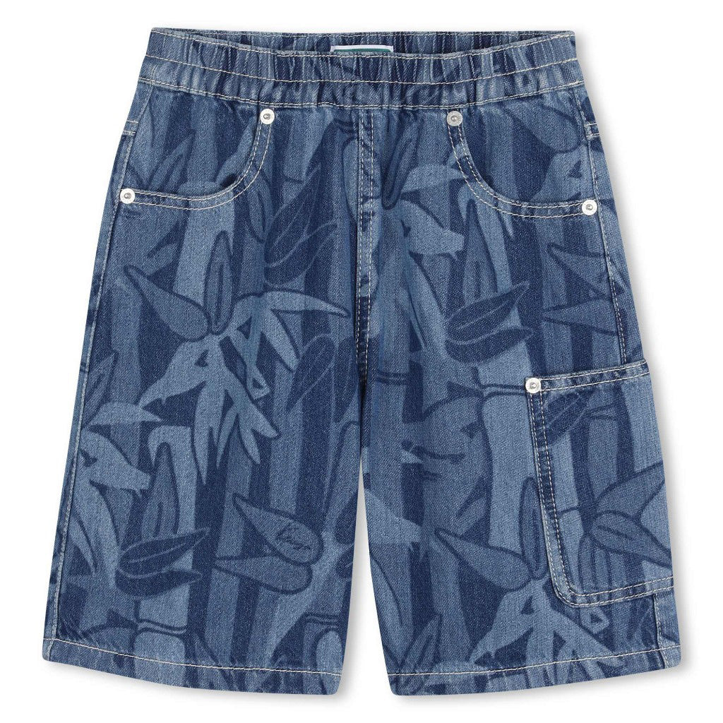 Kenzo Kids Bamboo Bermuda Shorts