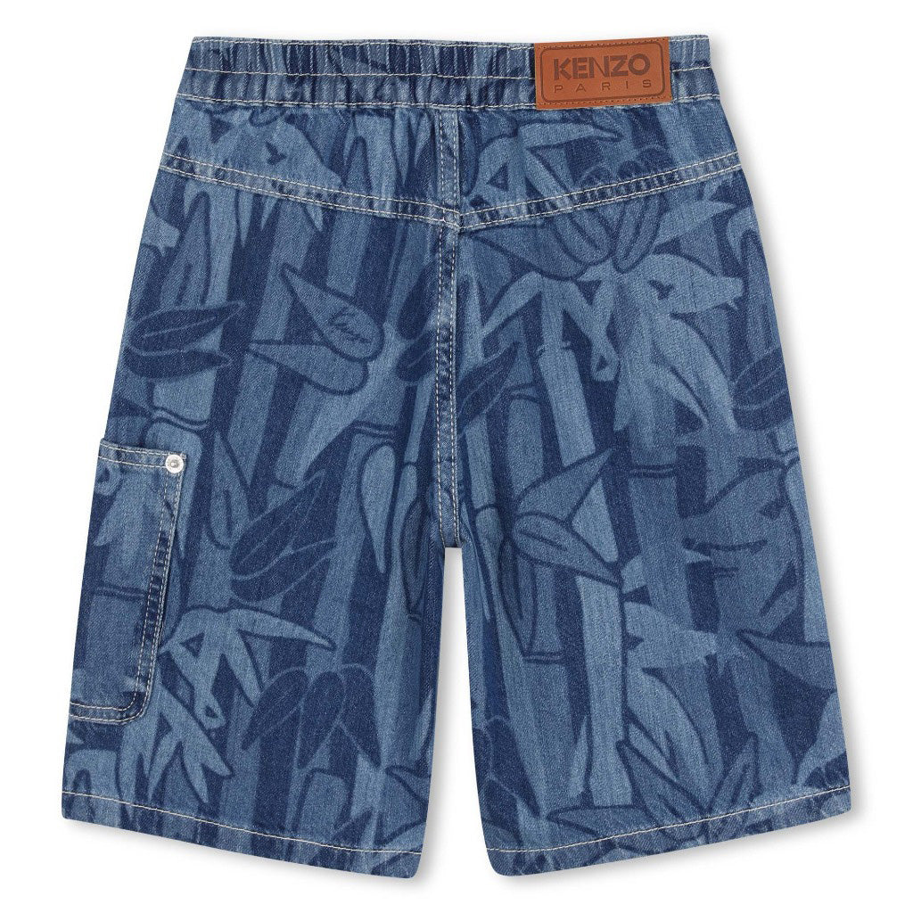 Kenzo Kids Bamboo Bermuda Shorts