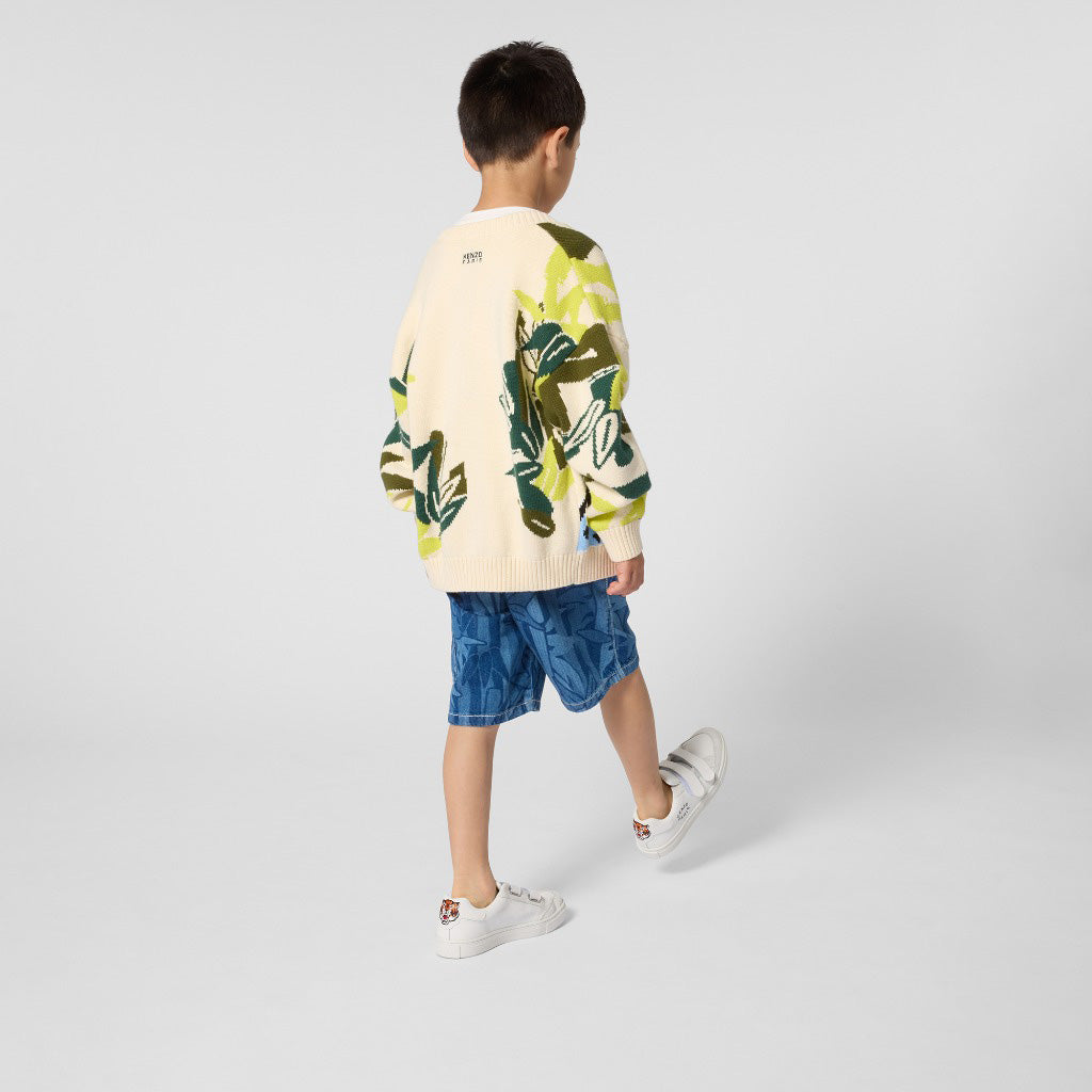 Kenzo Kids Bamboo Bermuda Shorts