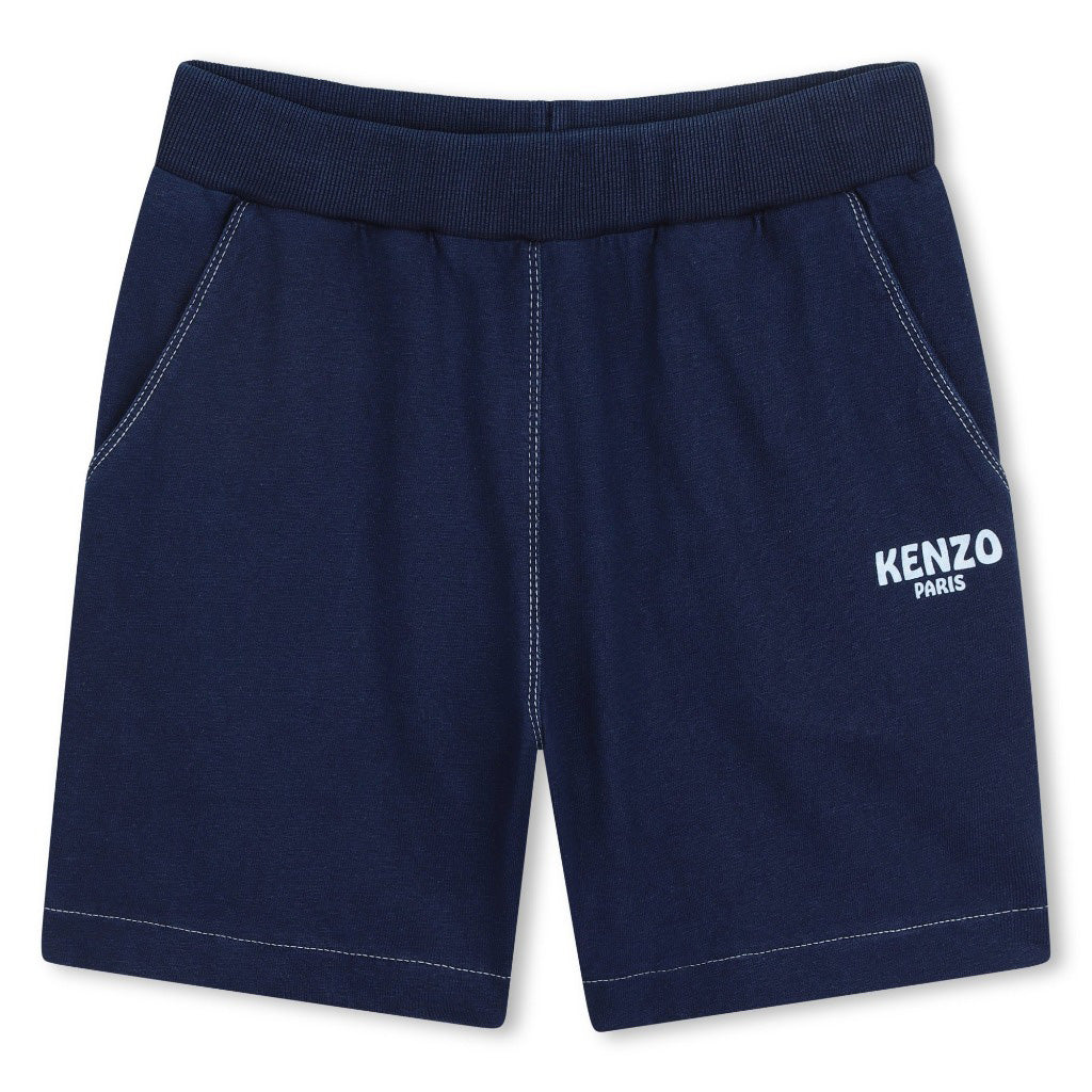 Kenzo Kids Logo Bermuda Shorts