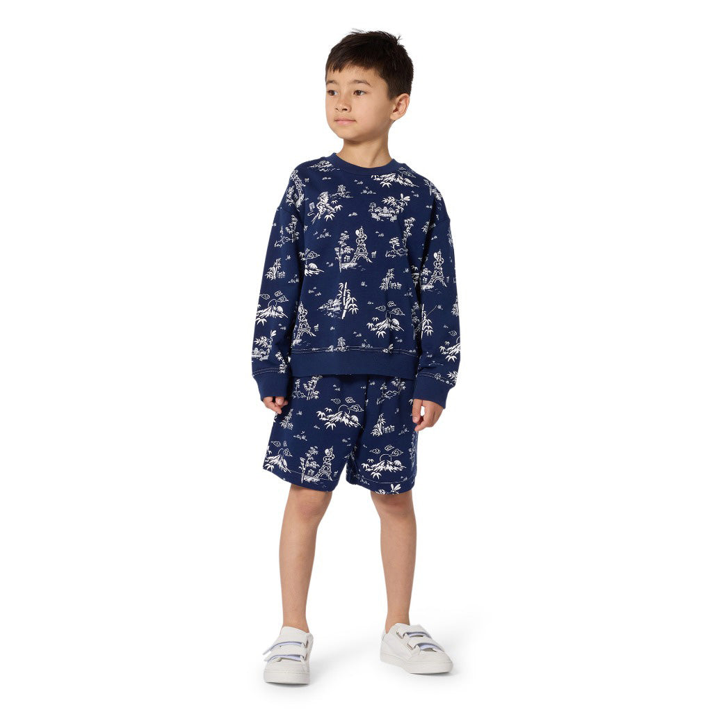 Kenzo Kids Bamboo Pattern Sweatshirt