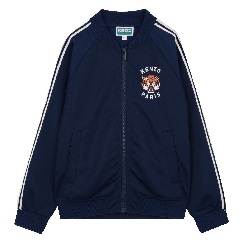 Kenzo Kids Tiger Zip Up Cardigan