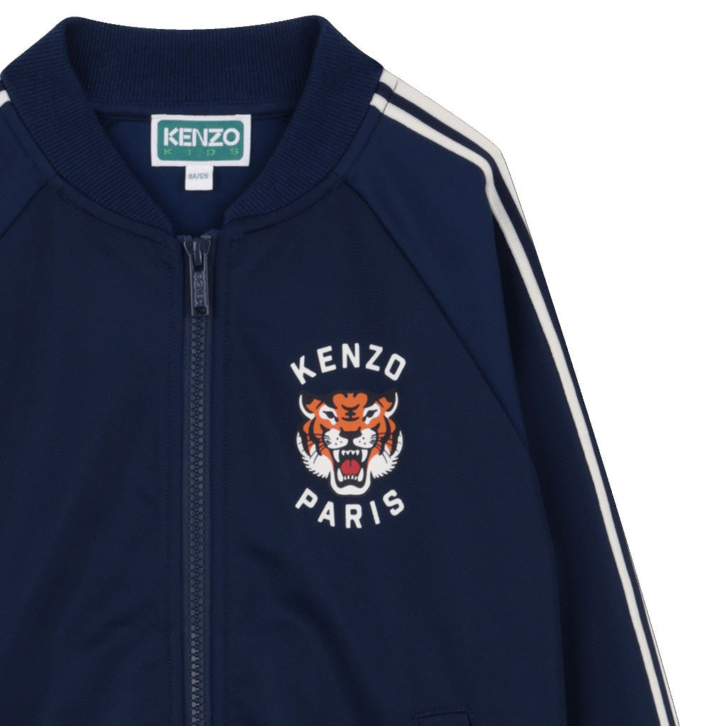 Kenzo Kids Tiger Zip Up Cardigan