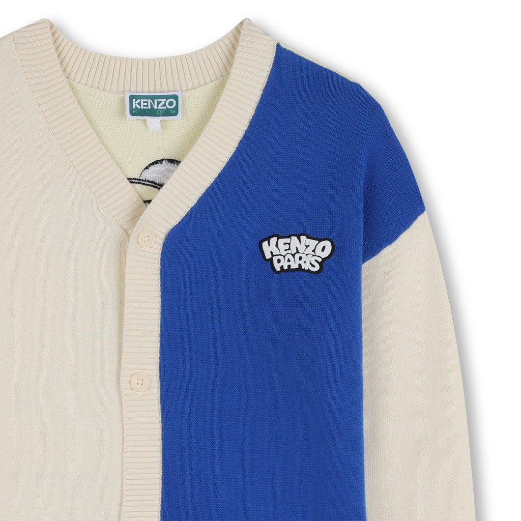 Kenzo Kids Logo Knitted Cardigan