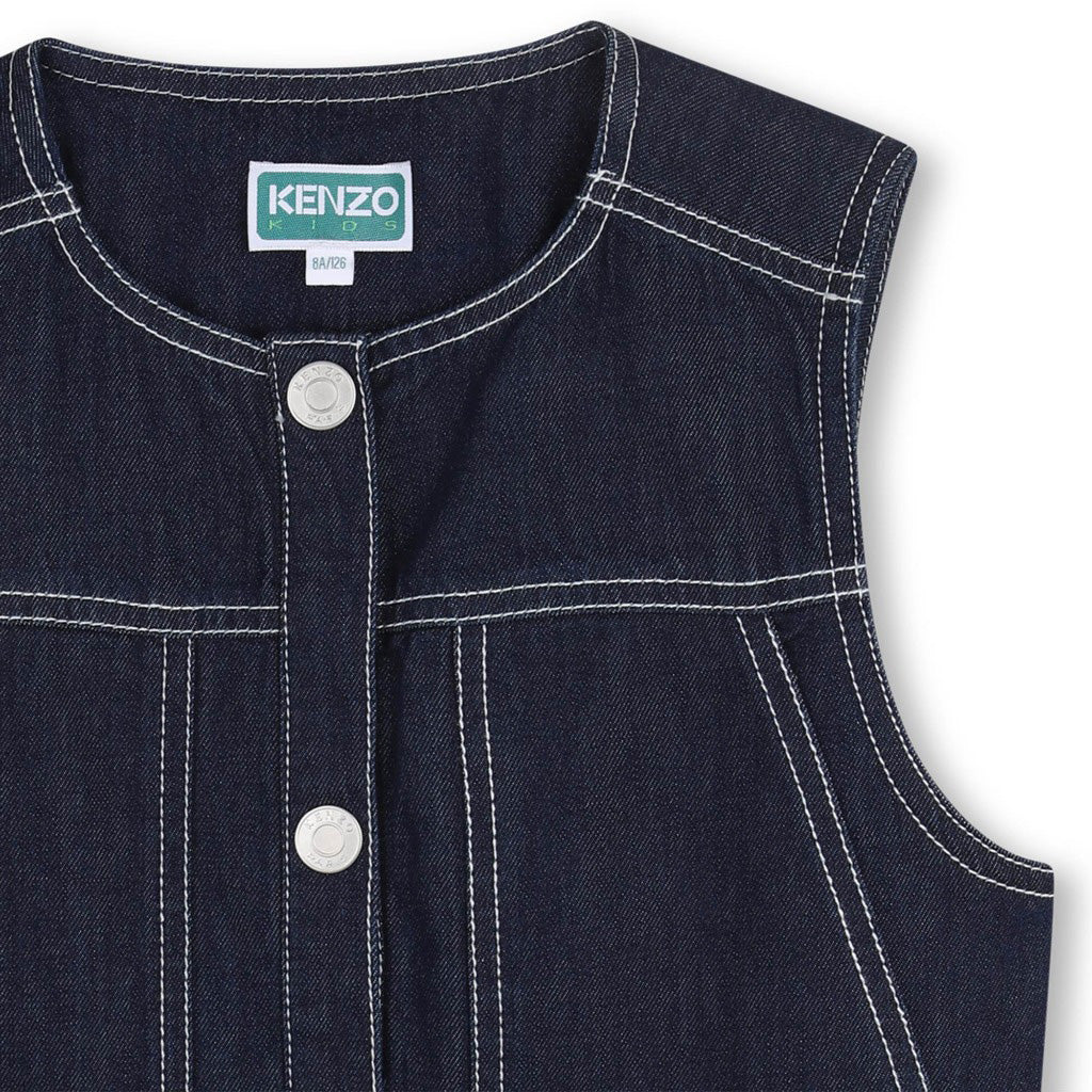 Kenzo Kids Denim Sleeveless Jacket