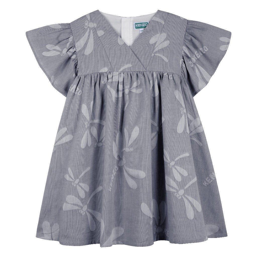 Kenzo Kids Dragonfly Pattern Dress