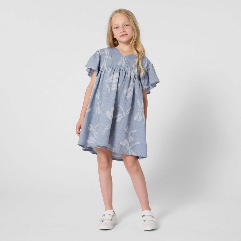 Kenzo Kids Dragonfly Pattern Dress