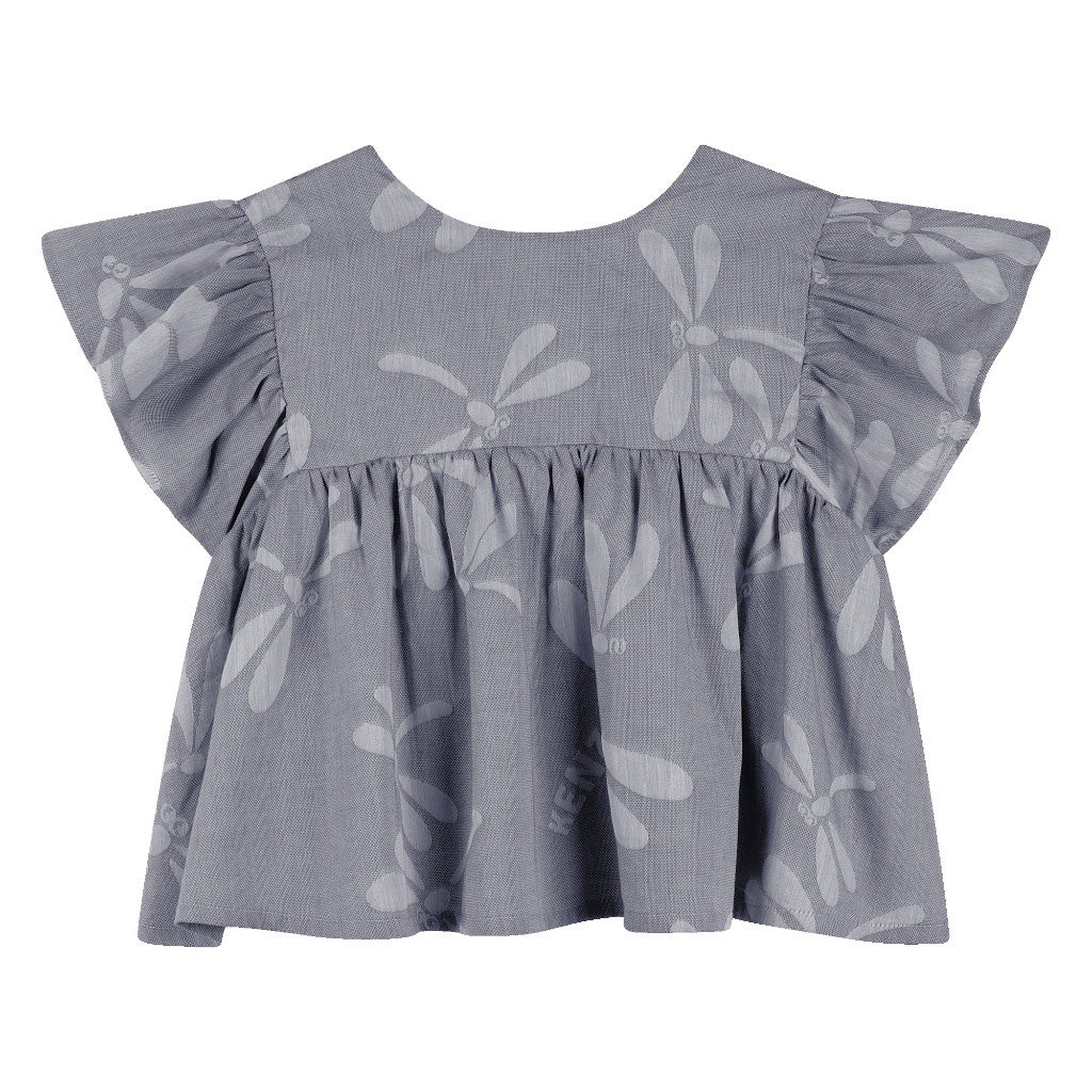 Kenzo Kids Dragonfly Pattern Blouse