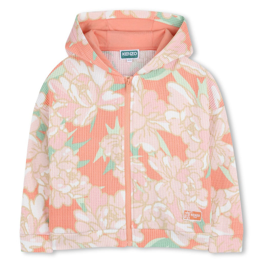 Kenzo Kids Floral Hooded Jacket