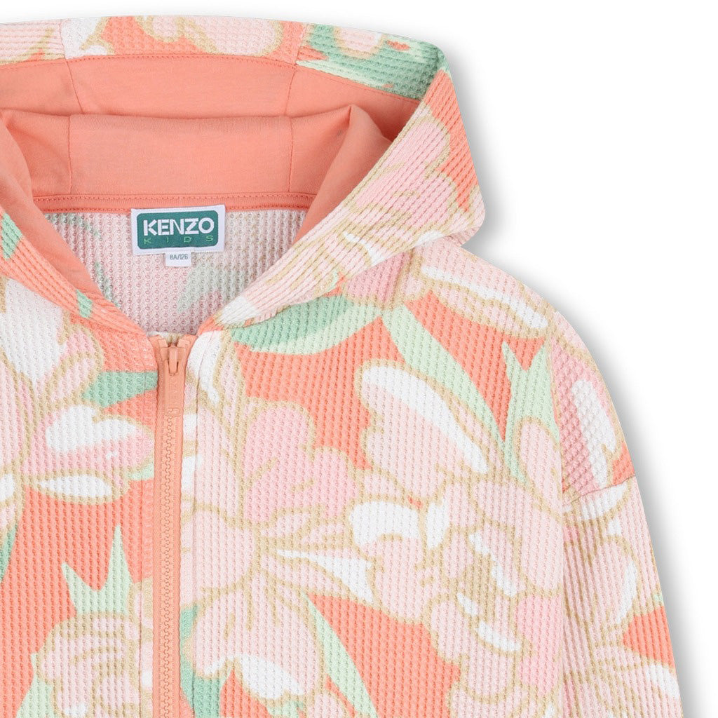Kenzo Kids Floral Hooded Jacket