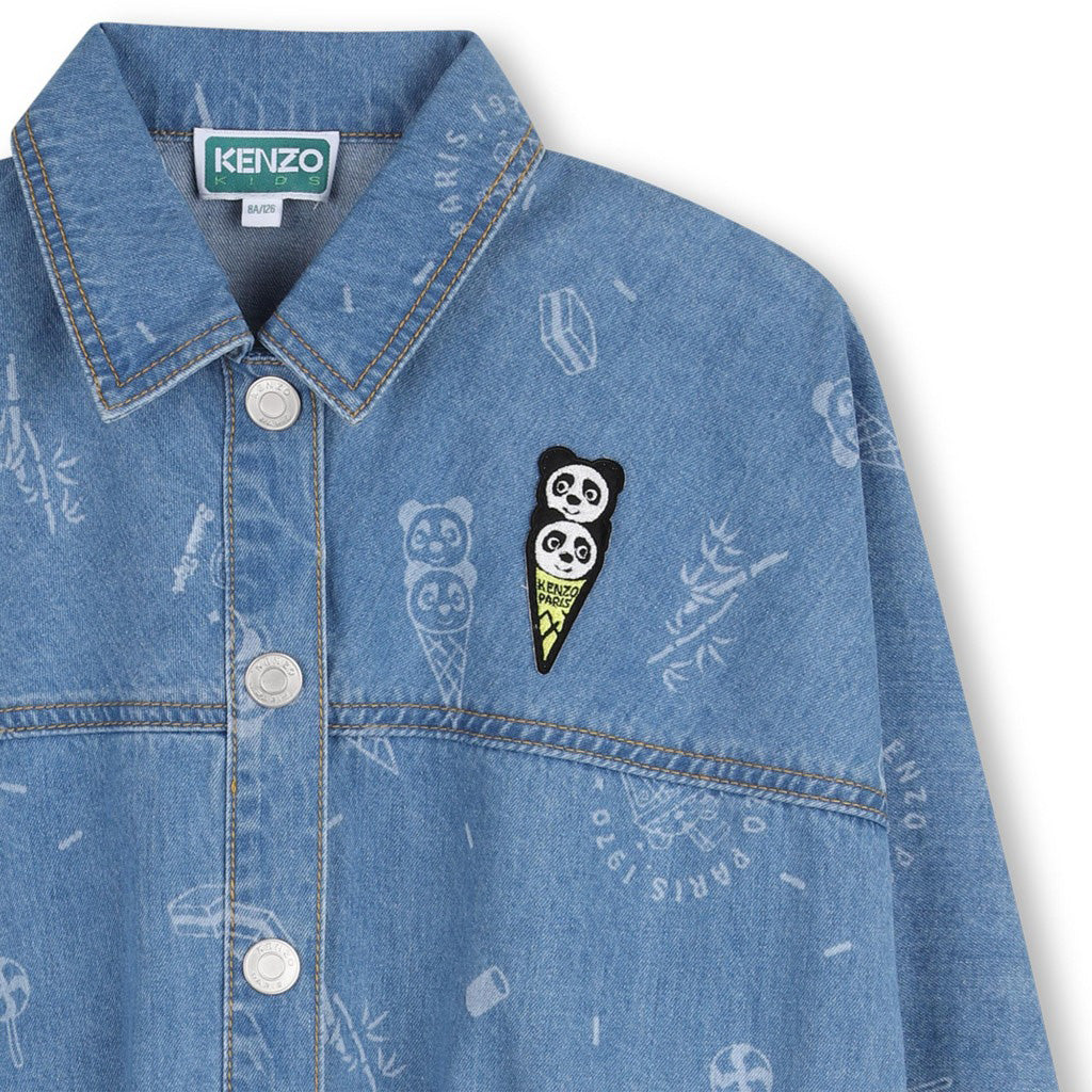 Kenzo Kids Panda Denim Jacket