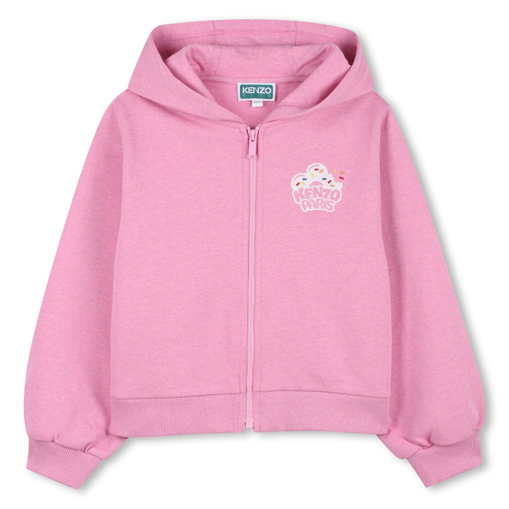 Kenzo Kids Logo Hooded Cardigan