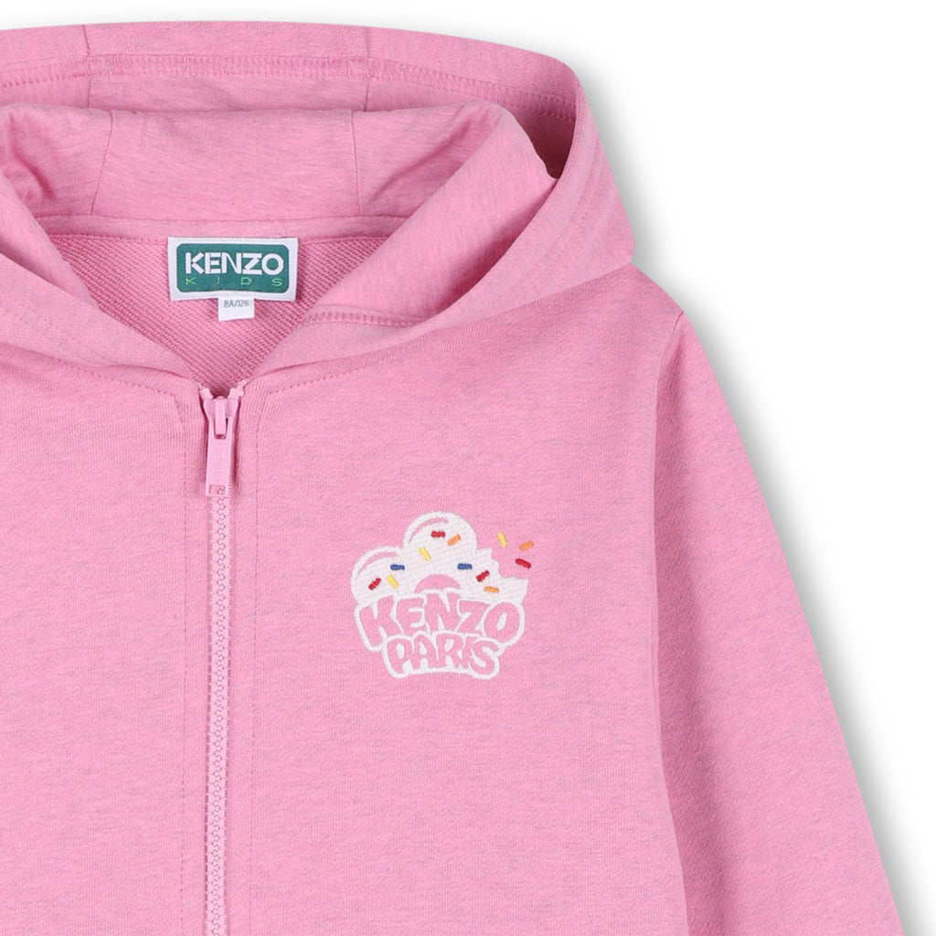 Kenzo Kids Logo Hooded Cardigan