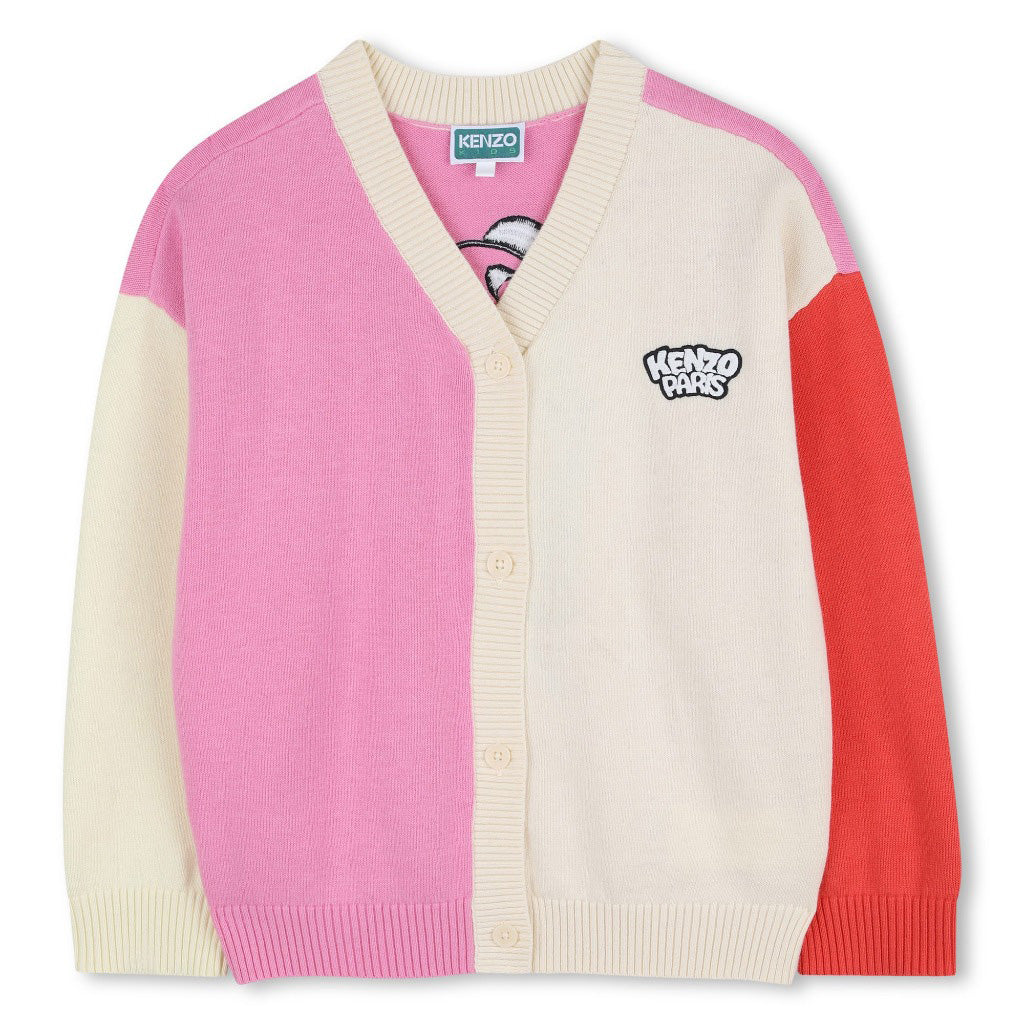 Kenzo Kids Logo Knitted Cardigan