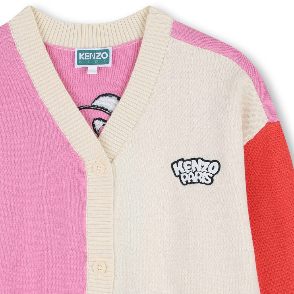 Kenzo Kids Logo Knitted Cardigan