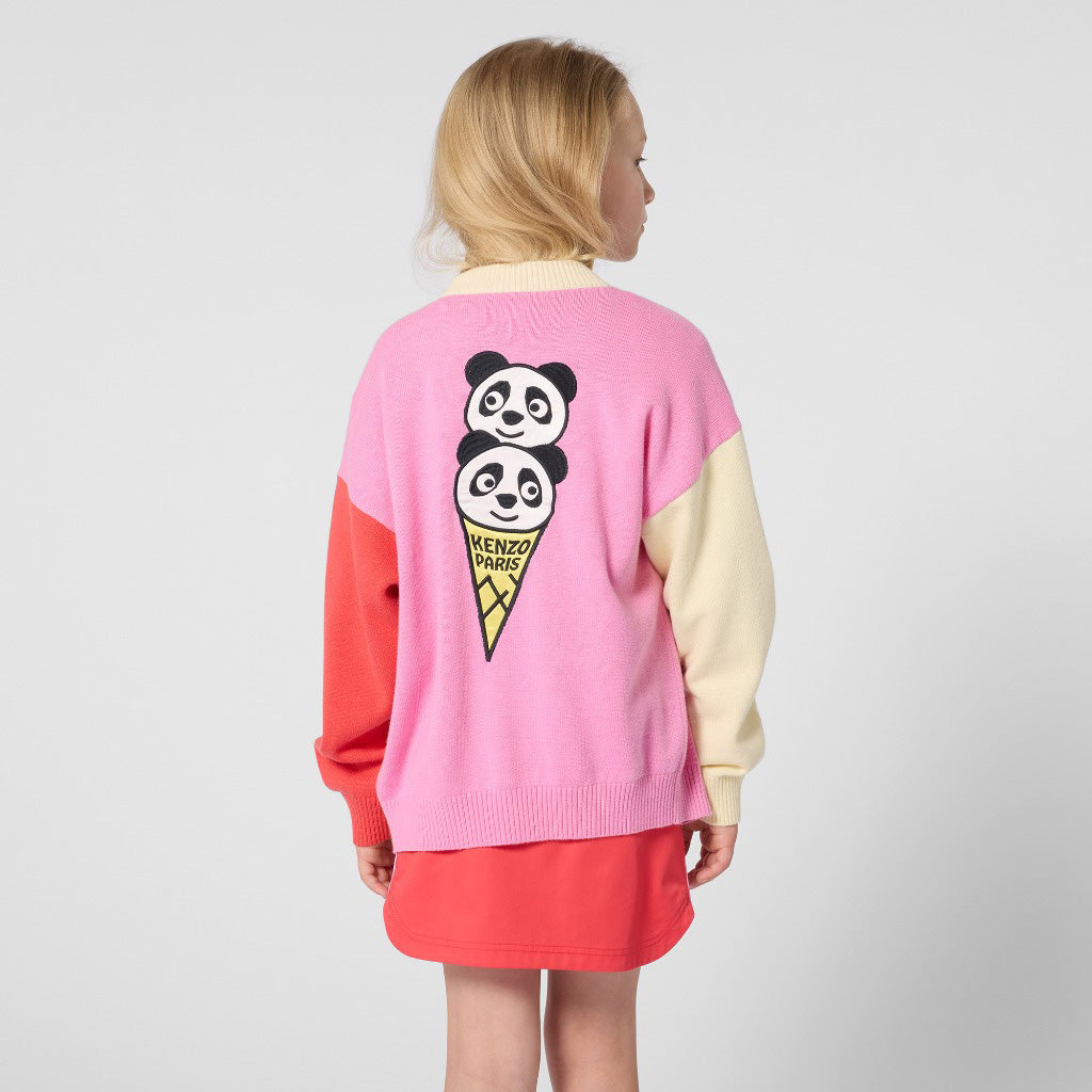 Kenzo Kids Logo Knitted Cardigan